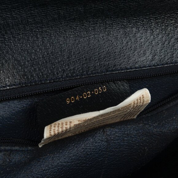 Gucci Vintage Navy Blue Monogram Clutch Bag - Picture 12 of 14